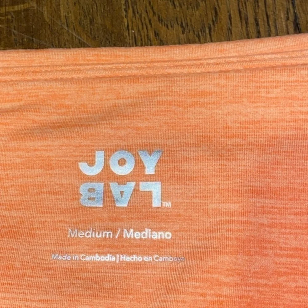 Joylab Size Medium Orange Leggings - Picture 3 of 7